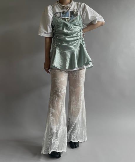 【RE;CIRCLE】 RE Slip Camisole Top /  240527-005