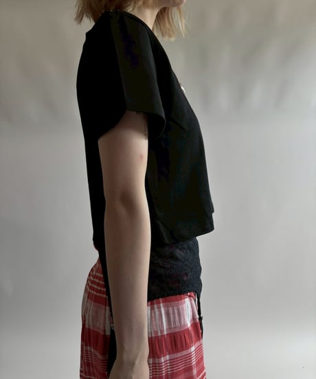 【USED】 Raspberry Print Short T-Shirt /250823-016