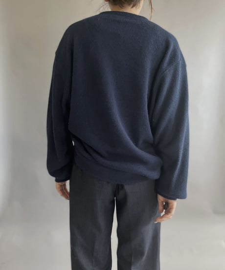 【USED】 IZOD Lacoste Acrylic Pullover Navy / 230204-003