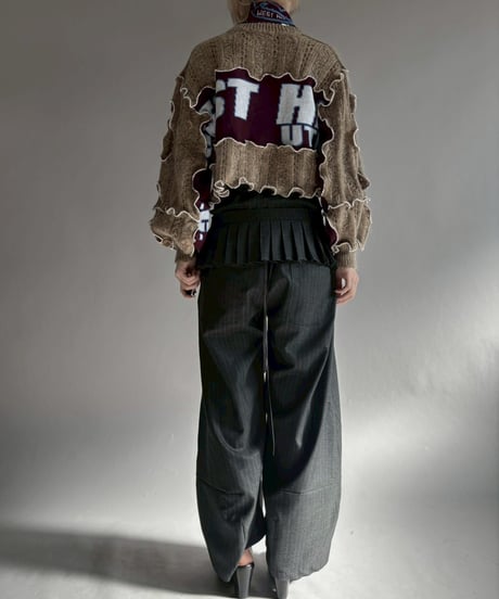 【RE;CIRCLE】 RE Mellow Ribbon Knit Top + Tie / 260122-015