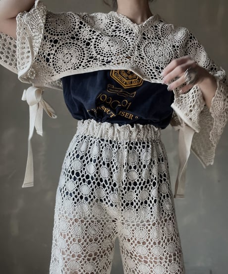 【RE;CIRCLE】 RE Crochet Vest①/20220317-010