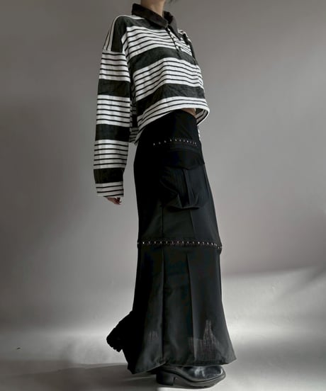 【RE;CIRCLE】 RE Suit Asymmetry Long Skirt / 260129-011