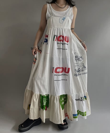 【RE;CIRCLE】RE Eco-Friendly Bag Camisole Long One-piece / 230622-010