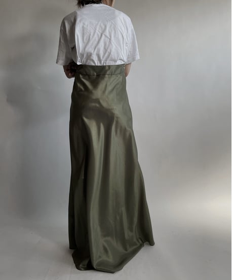 【USED】 Poly Long Skirt / 220423-030