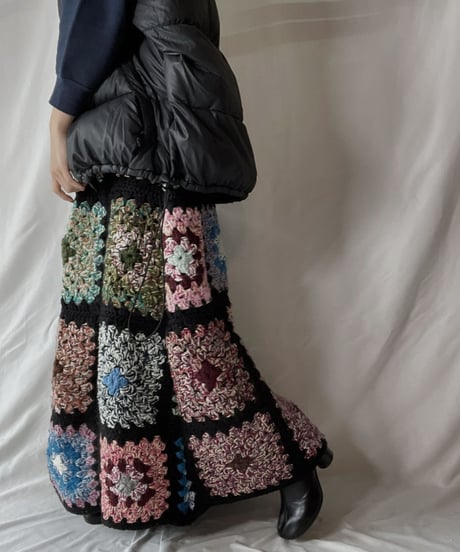 【RE;CIRCLE】 RE Granny Long Skirt⑦/211110-014