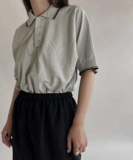 【USED】 Raglan Short Sleeve Polo Shirt/ 220521-006