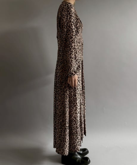 【USED】 Leopard Long One-Piece /251025-002