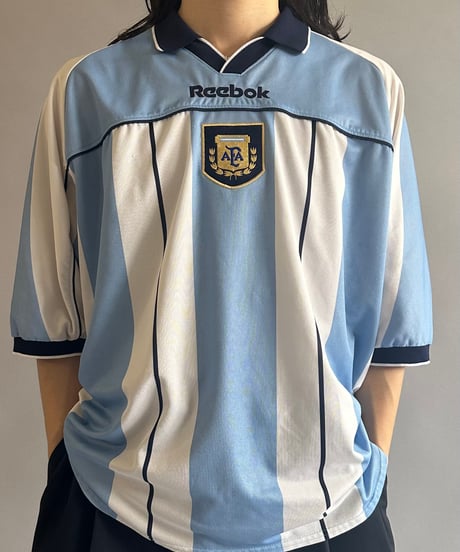 【USED】 Reebok ARGENTINA  Soccer Shirt  /240603-081