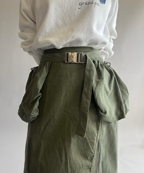 【RE;CIRCLE】 RE ARMY Belt Back Skirt/ 240919-004