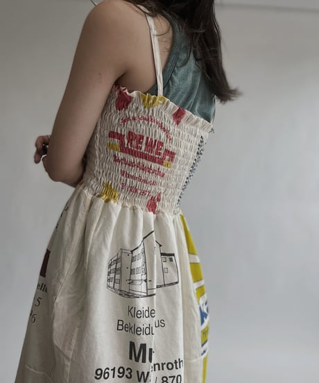 【RE;CIRCLE】 RE Eco-Friendly Bag Camisole One-piece / 220804-027
