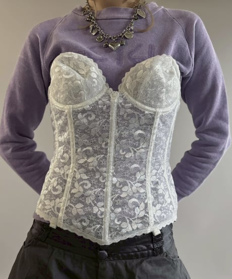 【USED】 Lace Corset / 260411-020