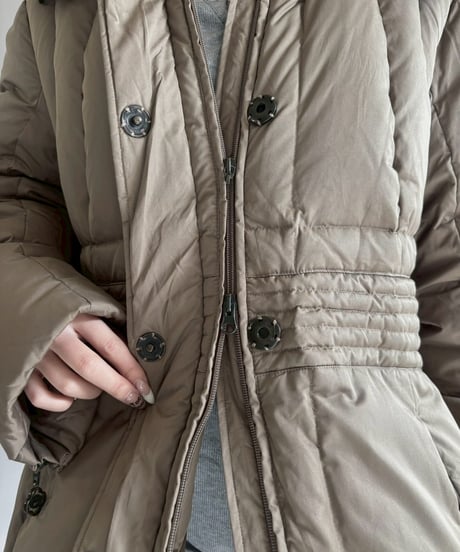 【USED】 Double Zip up Down Coat / 260131-006