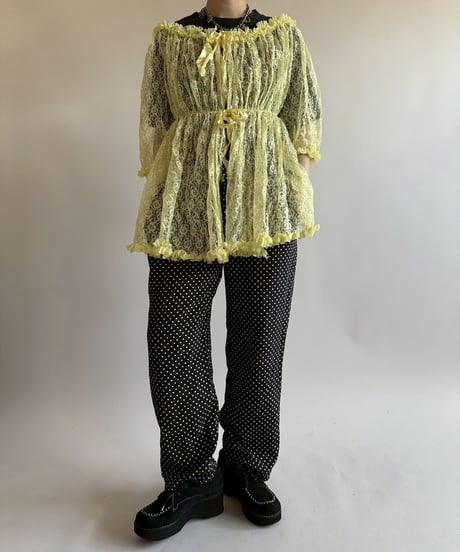 【USED】  Lace Pattern Top /250510-044