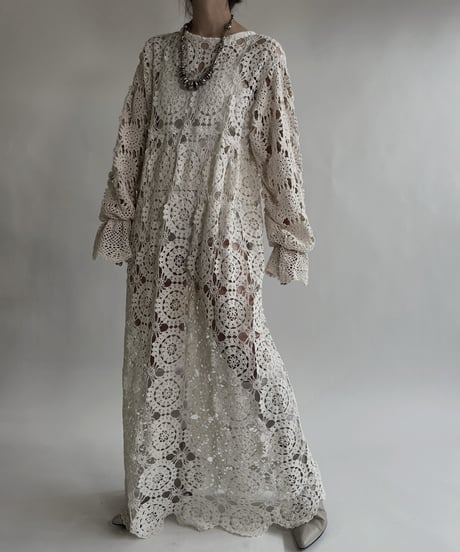 【RE;CIRCLE】 RE Crochet Lace One-piece / 220526-015