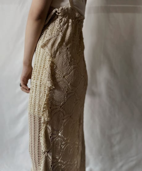 【RE;CIRCLE】  RE Crochet Lace N/S One-piece/20210819-042