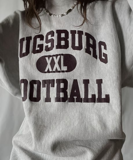 【USED】  90's USA Champion Reverse Weave Sweat AUGSBURG FOOTBALL/211116-026