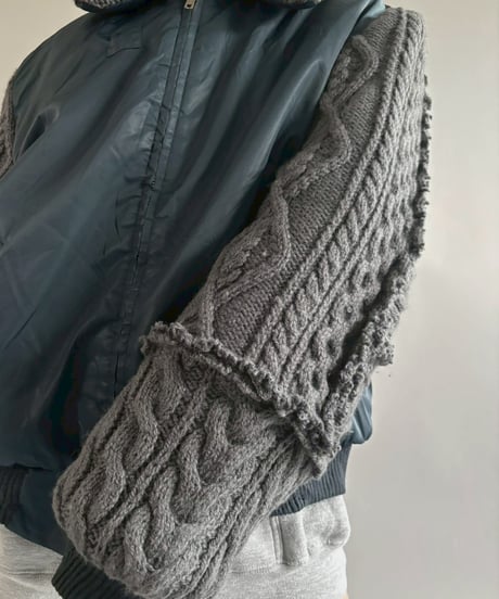 【RE;CIRCLE】 RE MA1 × Alan Knit Jacket / 251225-006