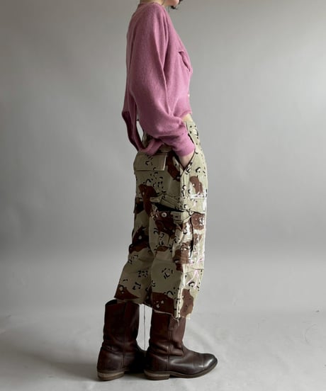 【RE;CIRCLE】 RE Deformed Acrylic Cardigan / 260312-007