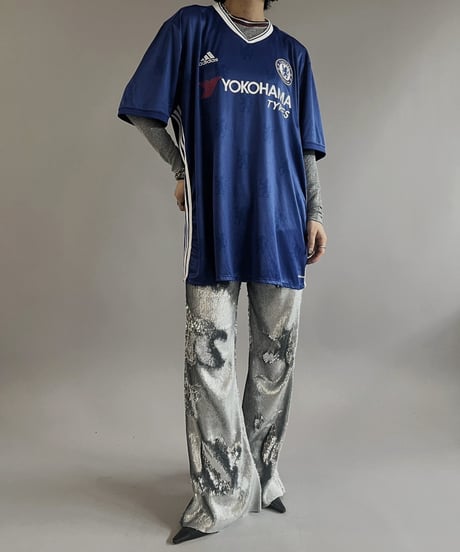 【USED】 adidas Soccer Tee CHELSEA /240316-019