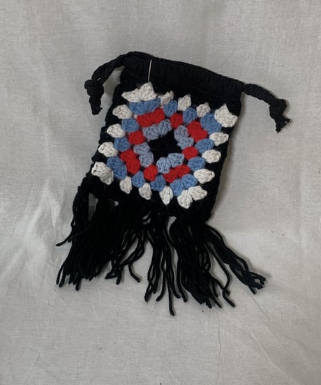 【RE;CIRCLE】 Granny Knit Pouch① /210404-004