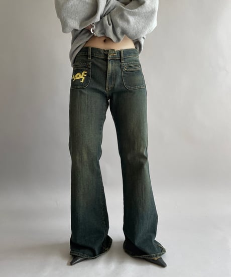【USED】 END IS NEAR GAP Flare Denim Pants / 241012-012