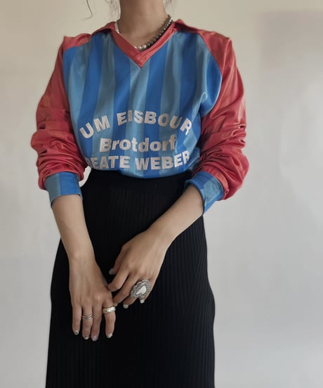 【USED】 Long Sleeved Soccer T-shirt / 220604-006