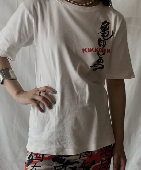 【USED】S/S T-shirt KIKKOMAN /210602-006