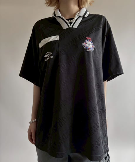 【USED】 90's Football League Referee Soccer Shirt / 250607-012
