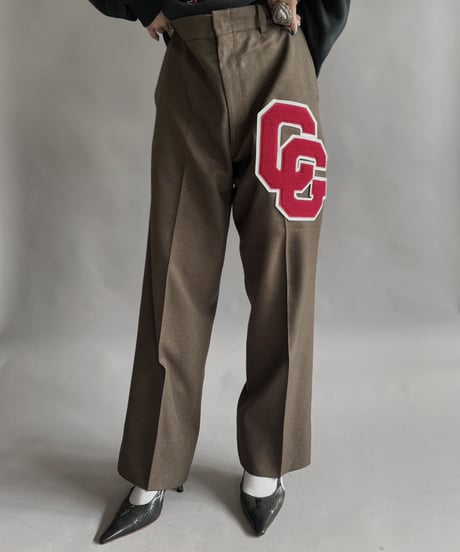 【RE;CIRCLE】 RE Wappen Slacks / 230128-016
