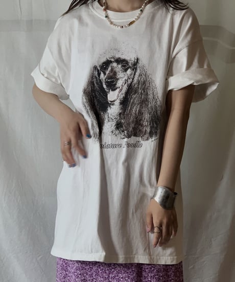 【USED】S/S T-shirt DOG⑦/210604-017