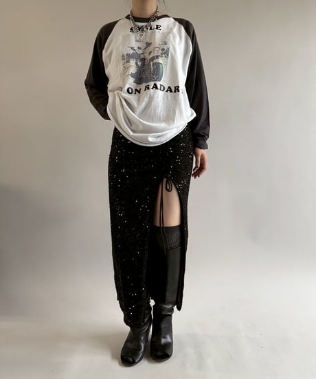 【USED】 Made in USA 80~90's Hanes Raglan T-Shirt/250510-085