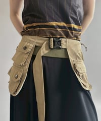 【RE;CIRCLE】  RE Fishing Vest Belt Bag / 260601-008