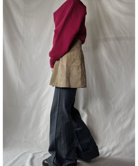 【USED】 Suede Tight Skirt/ 220127-021