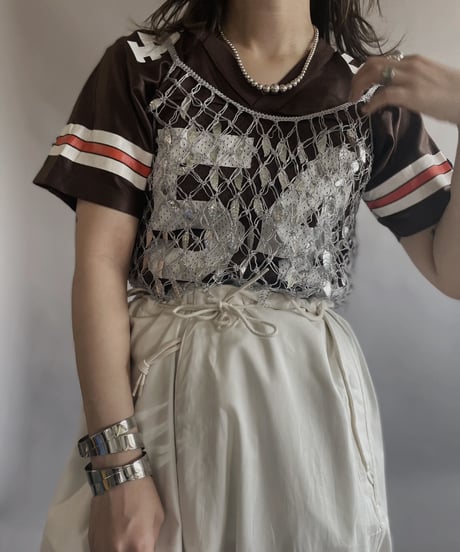 【USED】 Sleeveless Mesh Top / 230527-002