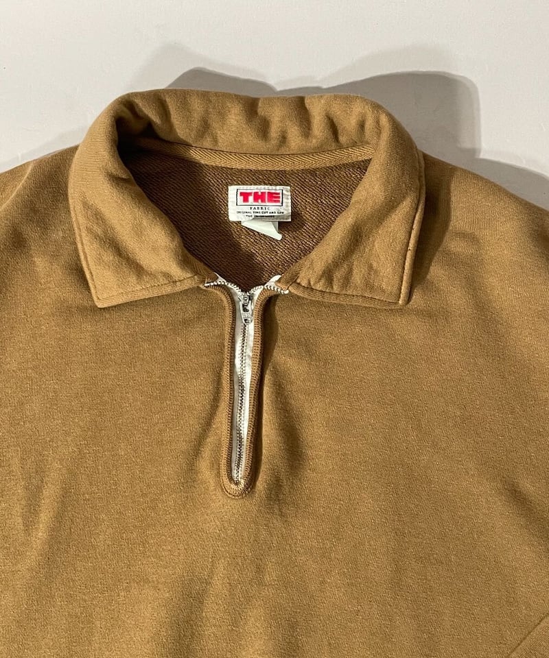 THE UNION|THE FABRIC】 HALF ZIP COLOR SWEAT / 2 THE UNION|THE FABRIC】 HALF ZIP COLOR SWEAT / 2