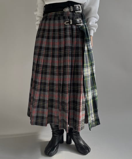 【RE;CIRCLE】 RE Kilt Long Skirt / 250102-007