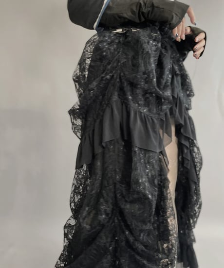 【USED】  Kuroneko Long Skirt  / 221126-005