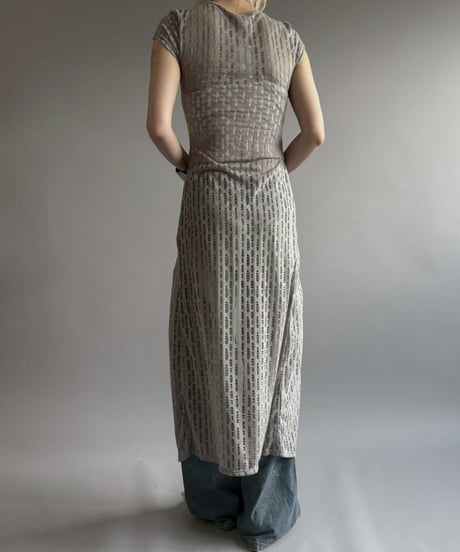 【USED】 Openwork Knit One-Piece / 260613-017