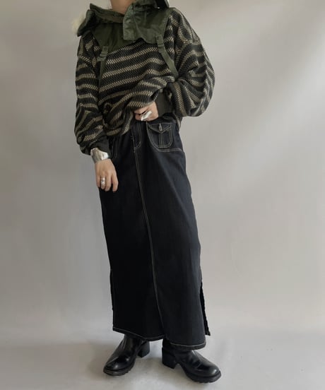 【USED】 Acrylic 100% Knit Top 231209-004