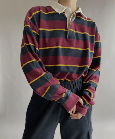 【USED】 Ivy Crew Rugby Shirt / 220910-009