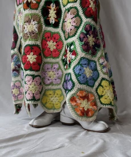 【RE;CIRCLE】 RE Granny Knit Long Skirt⑧/211014-028