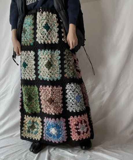 【RE;CIRCLE】 RE Granny Long Skirt⑦/211110-014