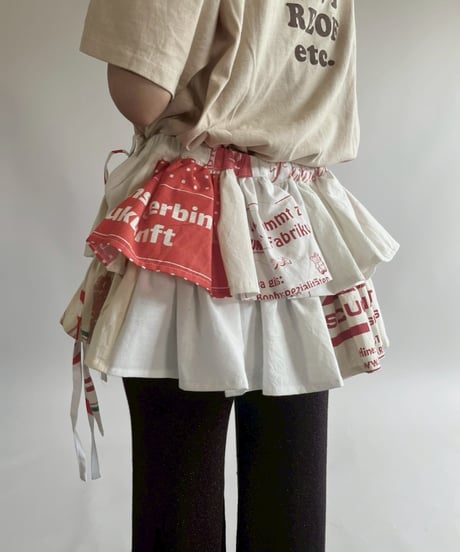 【RE;CIRCLE】 Re Eco Bag Maki Skirt /  250417-015