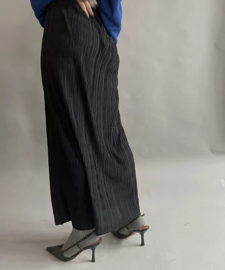 【USED】 Poly Long Skirt / 230311-004