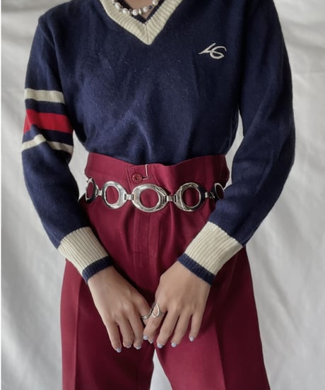 【USED】   Knit L/S Top②/211020-058