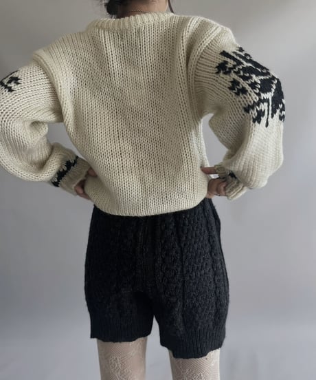【USED】 Nordic Wool Knit Top/ 231026-006