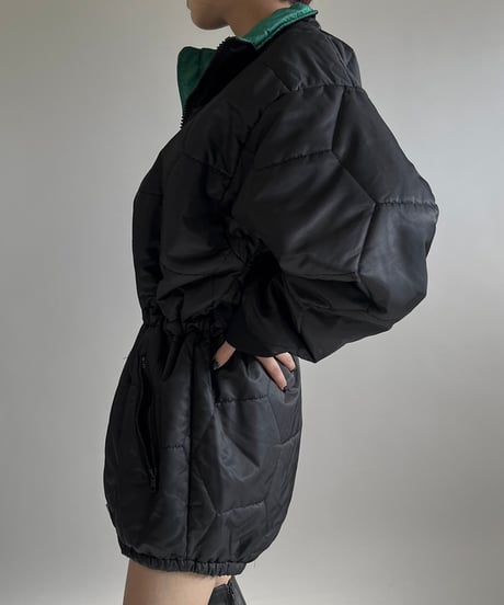 【USED】 90's adidas Quilting Reversible Jacket /241228-015