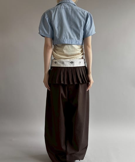 【Chinatsu Aoyama】 RE Makers Shirt Stripe/ 260702-029