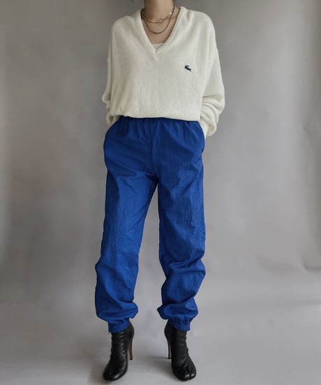 【USED】 Lacoste Acrylic Knit Top White / 230114-024
