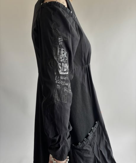 【USED】 Design Zip Up Short One-Piece  / 250531-005